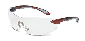 UVEX IGNITE MET RED FRAME CLEAR AF LENS - Safety Glasses